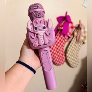 Disney Pink Stitch Microphone Toy